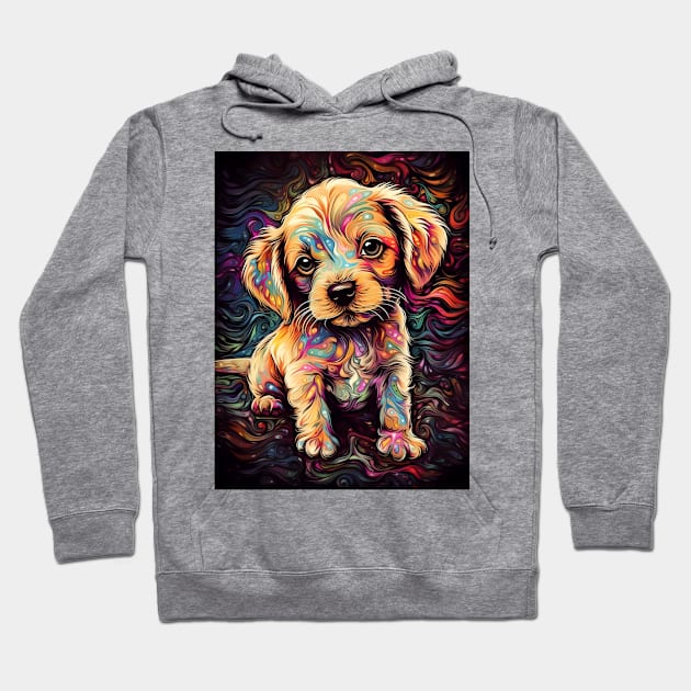 Cute little beautiful puppy. Hoodie by osadchyii